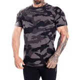 Better Bodies Bomuld Overdele Better Bodies Gym Tapered T-shirt Men - Dark Camo