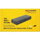 Micro-USB USB-Hubs DeLock 10-Port USB 3.0 External Hub (63919)