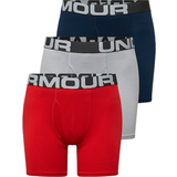 Under Armour Bomuld Undertøj Under Armour Men's Charged Cotton 6" Boxerjock 3-pack - Red/Academy