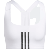 Adidas Mesh Undertøj adidas Powerimpact Training Medium-Support Bra - White/Black