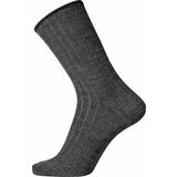 Merinould Strømper Egtved Wool No Elastic Rib Socks - Dark Grey
