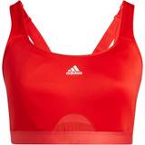 adidas TLRD Move Training High-Support Plus Size Bra - Vivid Red