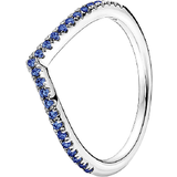 Pandora Sølv Ringe Pandora Timeless Wish Sparkling Ring - Silver/Blue