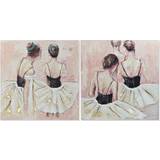 Brugskunst Dkd Home Decor Maleri Dancers (100 x 3.5 x 100 cm) Billede