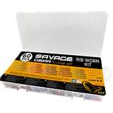 Savage Gear Maddingbokse Savage Gear Rib Worm Kit 60 Pcs