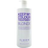 Macadamiaolier - Pumpeflasker Balsammer Eleven Australia Keep My Colour Treatment Blonde 960ml