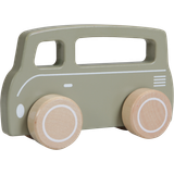 Legetøjsbil Little Dutch Træbil Van, oliven grøn