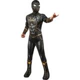 Spider man kostume Rubies Marvel Spiderman No Way Home Black and Gold Deluxe Kostume