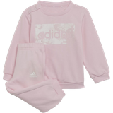 M - Pink Tracksuits adidas Infant Essentials Sweatshirt & Pants - Clear Pink/White (H65821)
