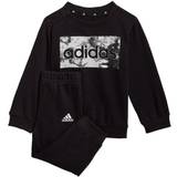 86 Børnetøj adidas Infant Essentials Sweatshirt & Pants - Black/White (HF1909)