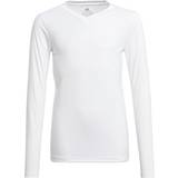 Adidas Svedundertøj adidas Long Sleeve Baselayer T-shirt Kids - White