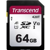 Transcend 420T SDXC Class 10 UHS-I U1 V10 A1 64GB