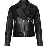 32 - 4 - Skind Overtøj AllSaints Balfern Biker Jacket - Black
