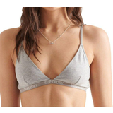 Superdry Organic Cotton Harper Triangle Bralette 2-pack - Pale Pink/Grey