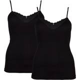 Missya Shapewear & Undertøj Missya Lace Narrow Strap 2-pack - Black