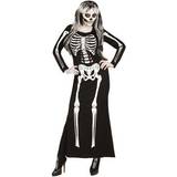 Skeletter Udklædningstøj Widmann Lang Skeletkjole Kostume