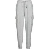 52 - Fleece Bukser & Shorts Nike Sportswear Essentials Women's Mid Rise Cargo Trousers - Dark Grey Heather/White