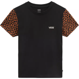 Dame - Leopard T-shirts & Toppe Vans Wild Colorblock T-shirt - Black/Animal Spot