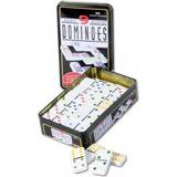 Træklodser Domino Double 9 colour tinbox
