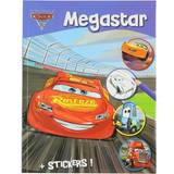 Cars Tegnetavler Legetavler & Skærme Cars Disney Megastar Malebog stickers Pixar 3