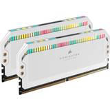 Belysning - Hvid RAM Corsair Dominator Platinum RGB White DDR5 6200MHz 2x16GB (CMT32GX5M2X6200C36W)