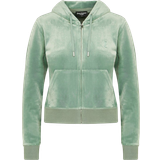 6 - Elastan/Lycra/Spandex - Grøn Overdele Juicy Couture Classic Velour Robertson Hoodie - Chinois Green