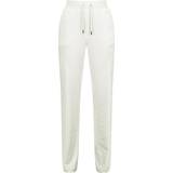 Juicy Couture Hvid Bukser & Shorts Juicy Couture Del Ray Classic Velour Pant - Cream