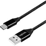 LogiLink USB A-USB C - USB-kabel Kabler LogiLink USB A-USB C 2.0 0.3m