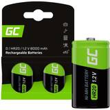 Batterier - D (LR20) Batterier & Opladere Green Cell GR15 Compatible 2-pack