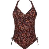Dame - Leopard Badedragter PrimaDonna Swim Holiday Triangle Padded Swimsuit - Sunny Chocolate