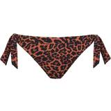 44 - Leopard Badetøj PrimaDonna Swim Holiday Waist Ropes Bikini Briefs - Sunny Chocolate