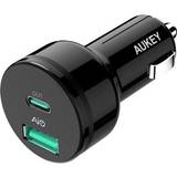 Aukey Bilopladere USB Batterier & Opladere Aukey CC-Y7