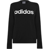 30 - Dame Overdele adidas Women's Essentials Linear Sweatshirt - Black/White