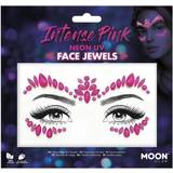 Smiffys Face Jewels UV Neon Pink