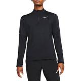 Nike Herre T-shirts Nike Element Dri-FIT 1/2-Zip Running Top Men's - Black