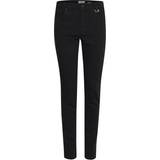 Pulz jeans dametøj PULZ Jeans Emma Skinny Leg Jeans - Black Denim