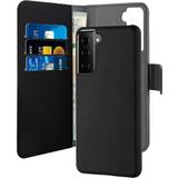 Puro Covers med kortholder Puro Detachable 2 in 1 Wallet Case for Galaxy S22+