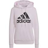 18 - Polyester Sweatere adidas Women's Essentials Relaxed Logo Hoodie - Almost Pink/Black