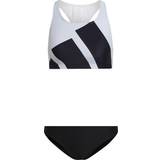 22 - Dame Bikinisæt adidas Women's Big Logo Graphic Bikini Set - White