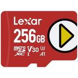 LEXAR Hukommelseskort & USB Stik LEXAR Play Uhs-i Microsdxc, 256 Gb, Flash-hukommelse Klasse 10