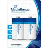 MediaRange Batterier Batterier & Opladere MediaRange Premium Alkaline Mono D Compatible 2-pack