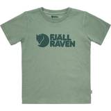 Grøn Overdele Fjällräven Kid's Logo T-Shirt - Patina Green