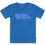 Fjällräven T-shirts Børnetøj Fjällräven Kid's Logo T-Shirt - Alpine Blue