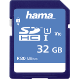 Hama Hukommelseskort & USB Stik Hama SDHC Class 10 UHS-I U1 V10 80 MB/s 32GB