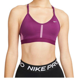 Mesh BH'er Nike Dri-FIT Indy Light-Support Padded V-Neck Sports Bra Plus Size - Sangria/Light Bordeaux/Sangria/White