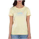 10 - Dame - Gul Overdele Alpha Industries New Basic T-shirt - Pastel Yellow