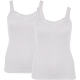 Missya Shapewear & Undertøj Missya Lace Wide Strap 2-pack - White