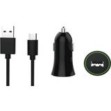 Essentials Batterier & Opladere Essentials Car Charger 12W USB-A Micro USB