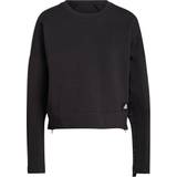 26 - Elastan/Lycra/Spandex - XXL Sweatere adidas Women Sportswear Mission Victory Crew Sweatshirt - Black