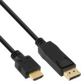 InLine HDMI DisplayPort - HDMI-kabler InLine DisplayPort - HDMI M-M 10m